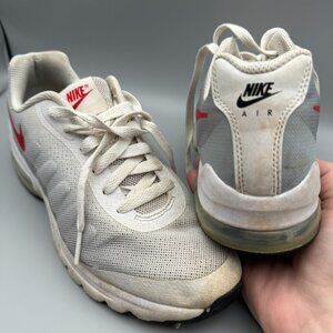 Nike Girls Air Max CZ4194-100 white lace up low top running size shoes 6Y